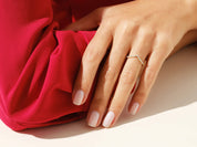 Graceful Curve Wedding Band