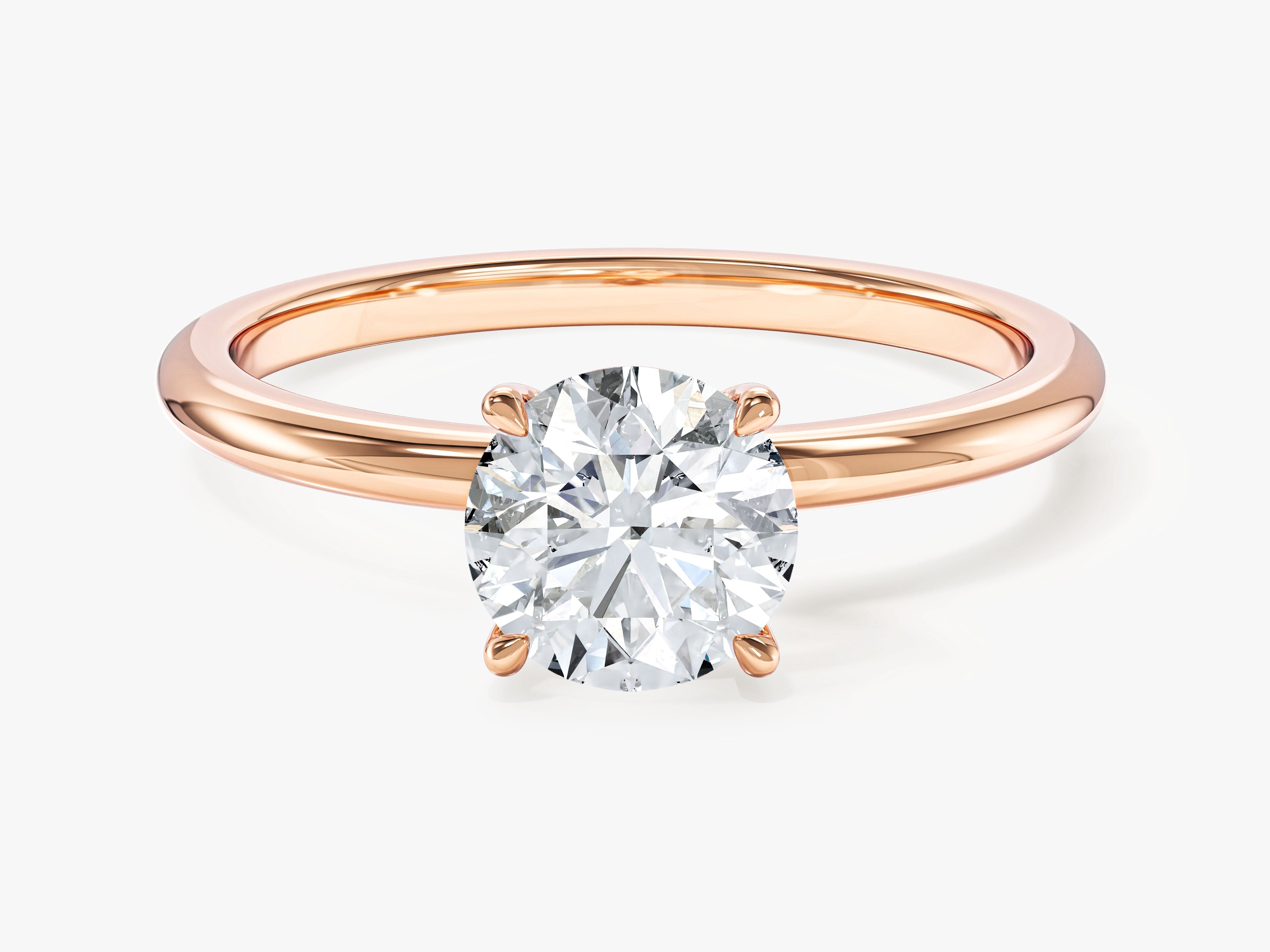 Round Solitaire Engagement Ring