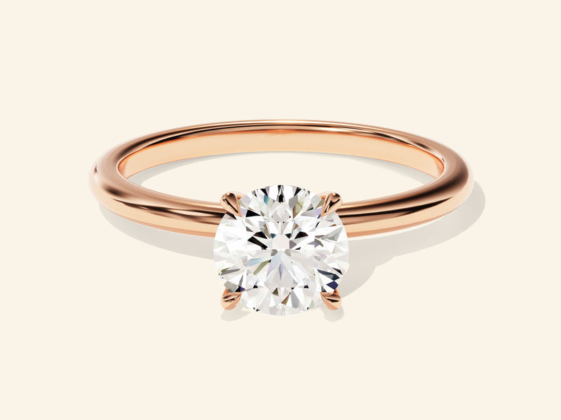 Round Solitaire Engagement Ring