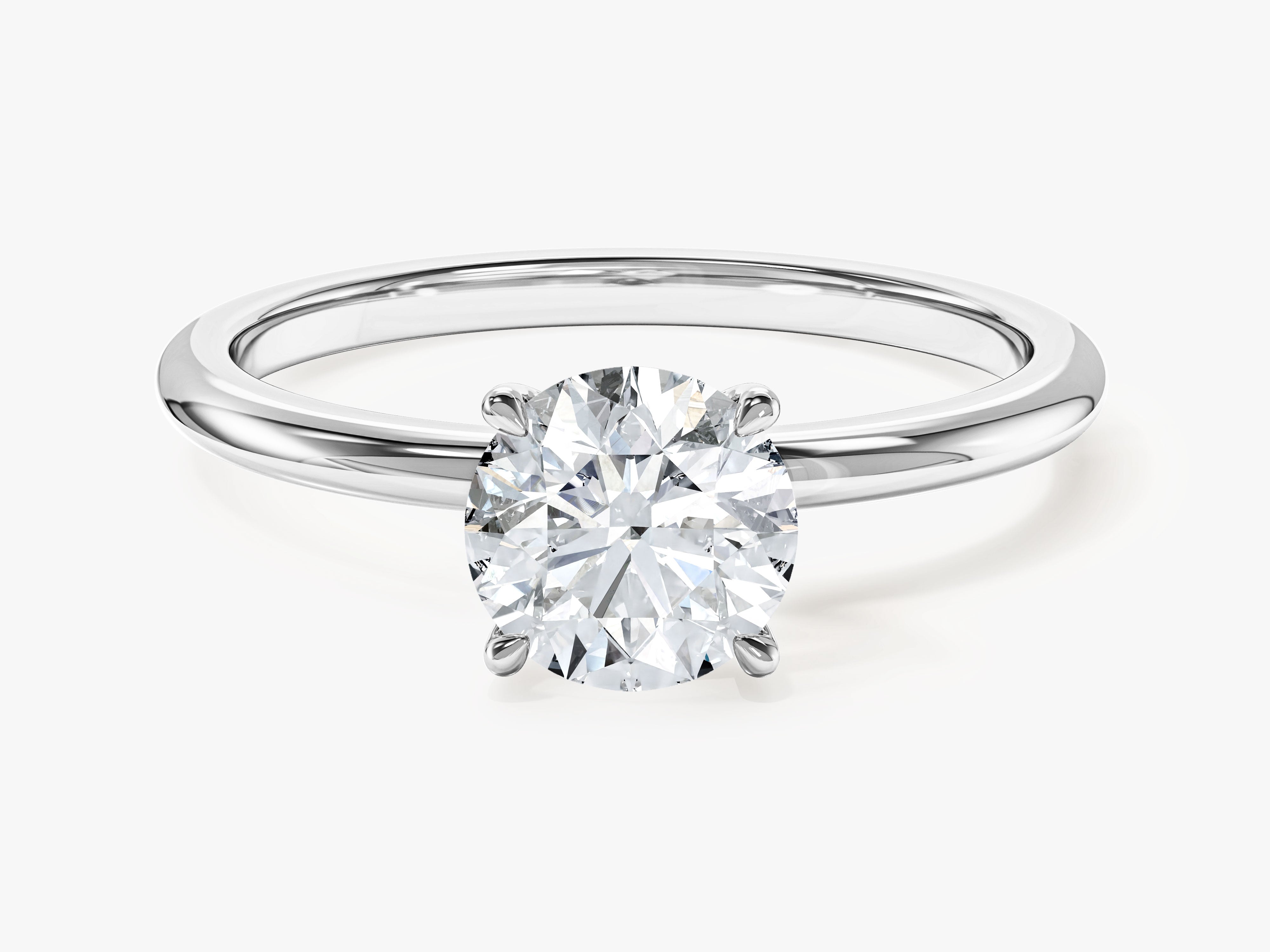 Round Solitaire Engagement Ring
