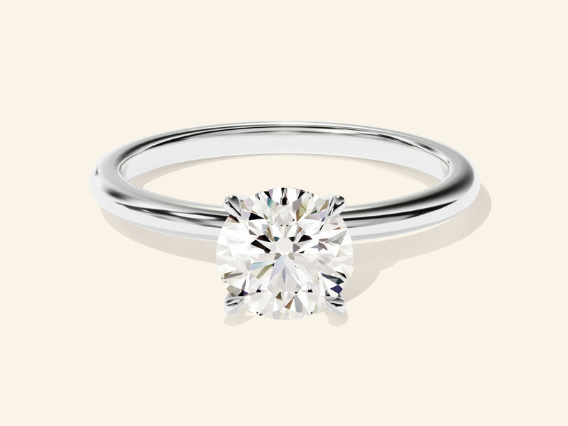 Round Solitaire Engagement Ring