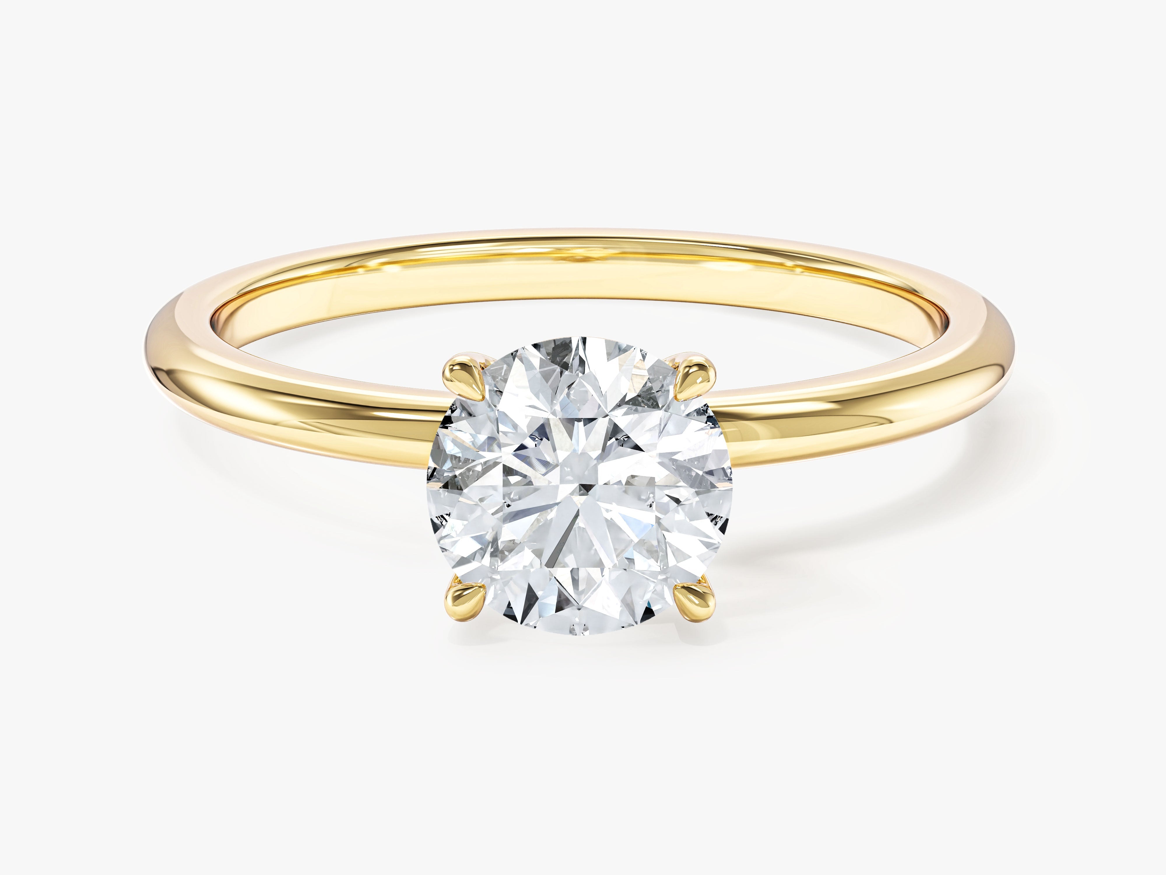 Round Solitaire Engagement Ring