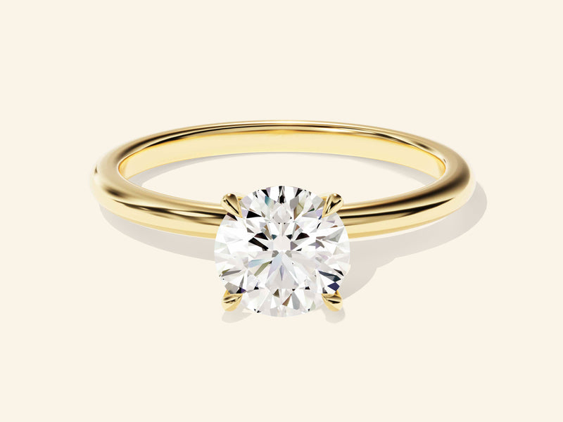 Round Solitaire Engagement Ring