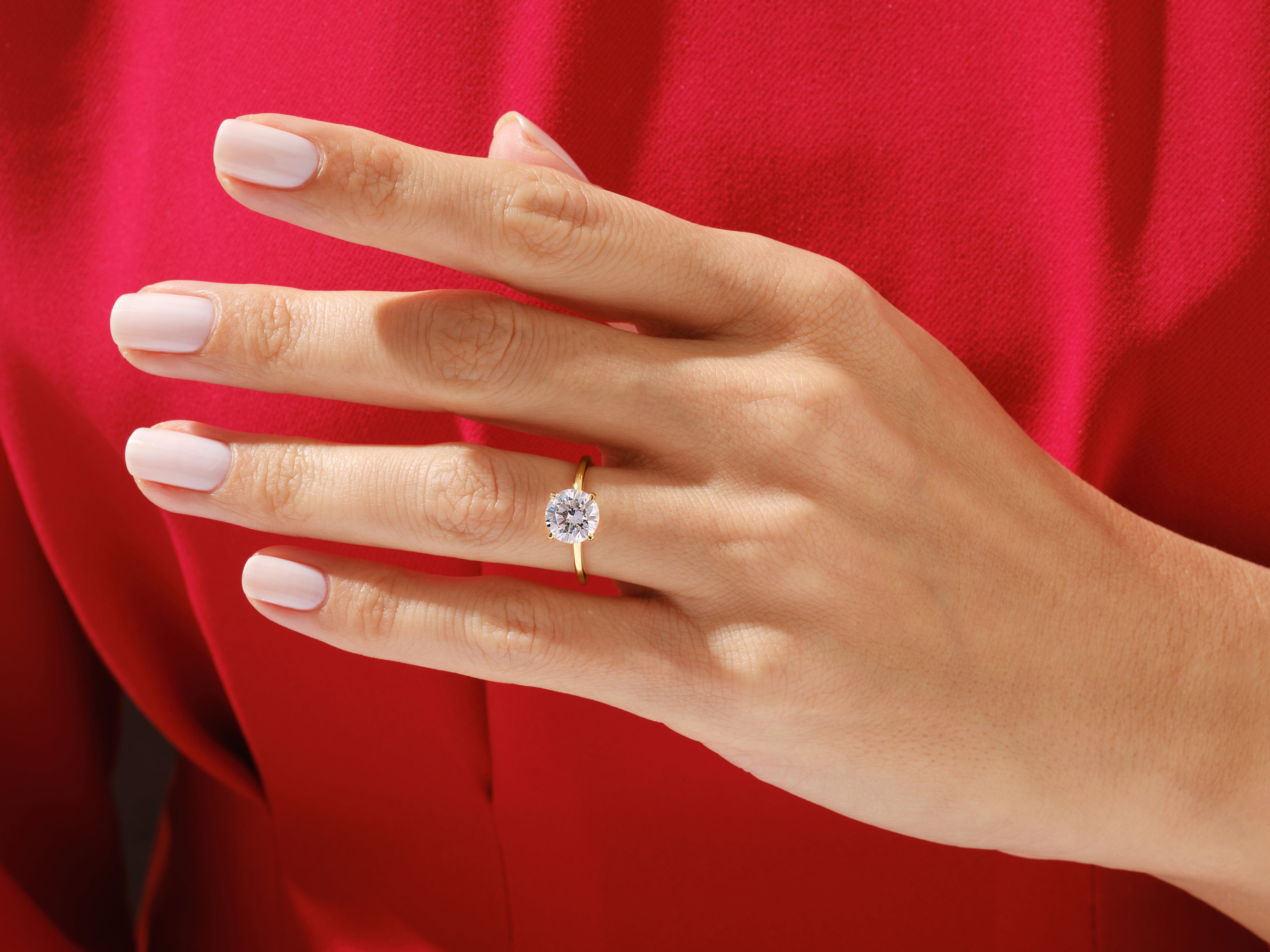 Round Solitaire Engagement Ring