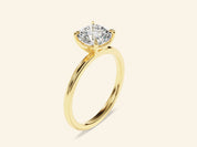 Round Solitaire Engagement Ring