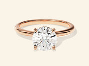 Round Solitaire Engagement Ring