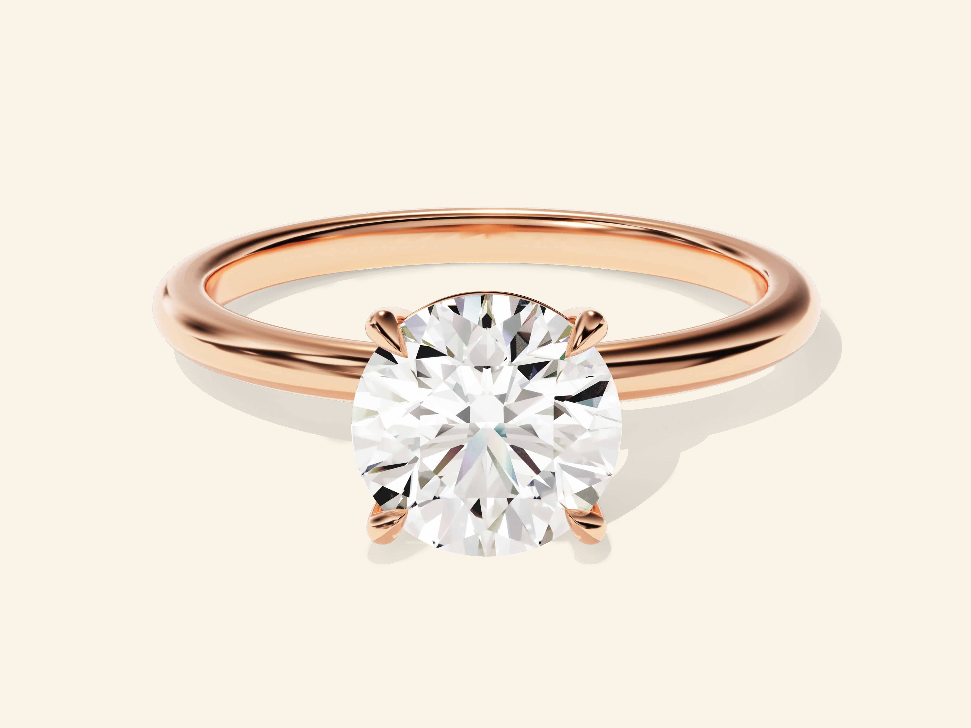 Round Solitaire Engagement Ring