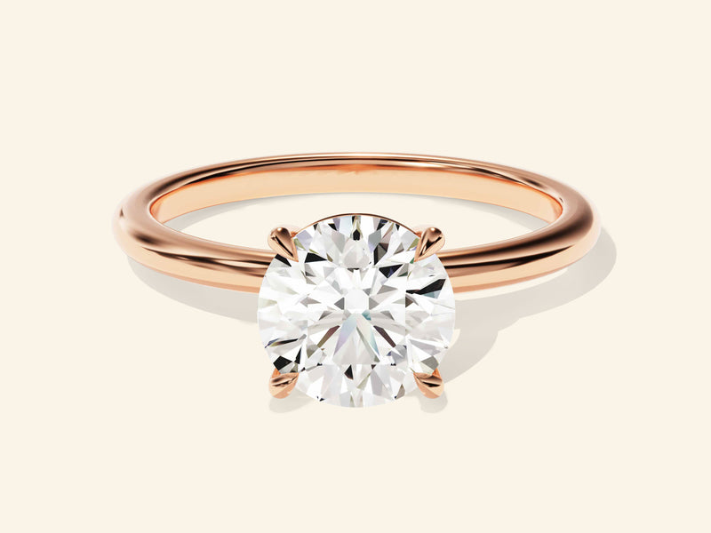 Round Solitaire Engagement Ring