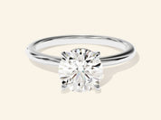 Round Solitaire Engagement Ring