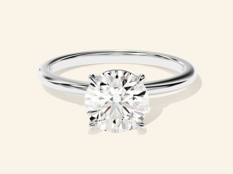 Round Solitaire Engagement Ring