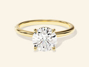 Round Solitaire Engagement Ring