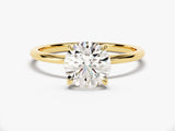 4-Prong Solitaire Round Cut Moissanite Engagement Ring (1.50 CT)