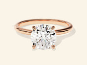 Round Solitaire Engagement Ring