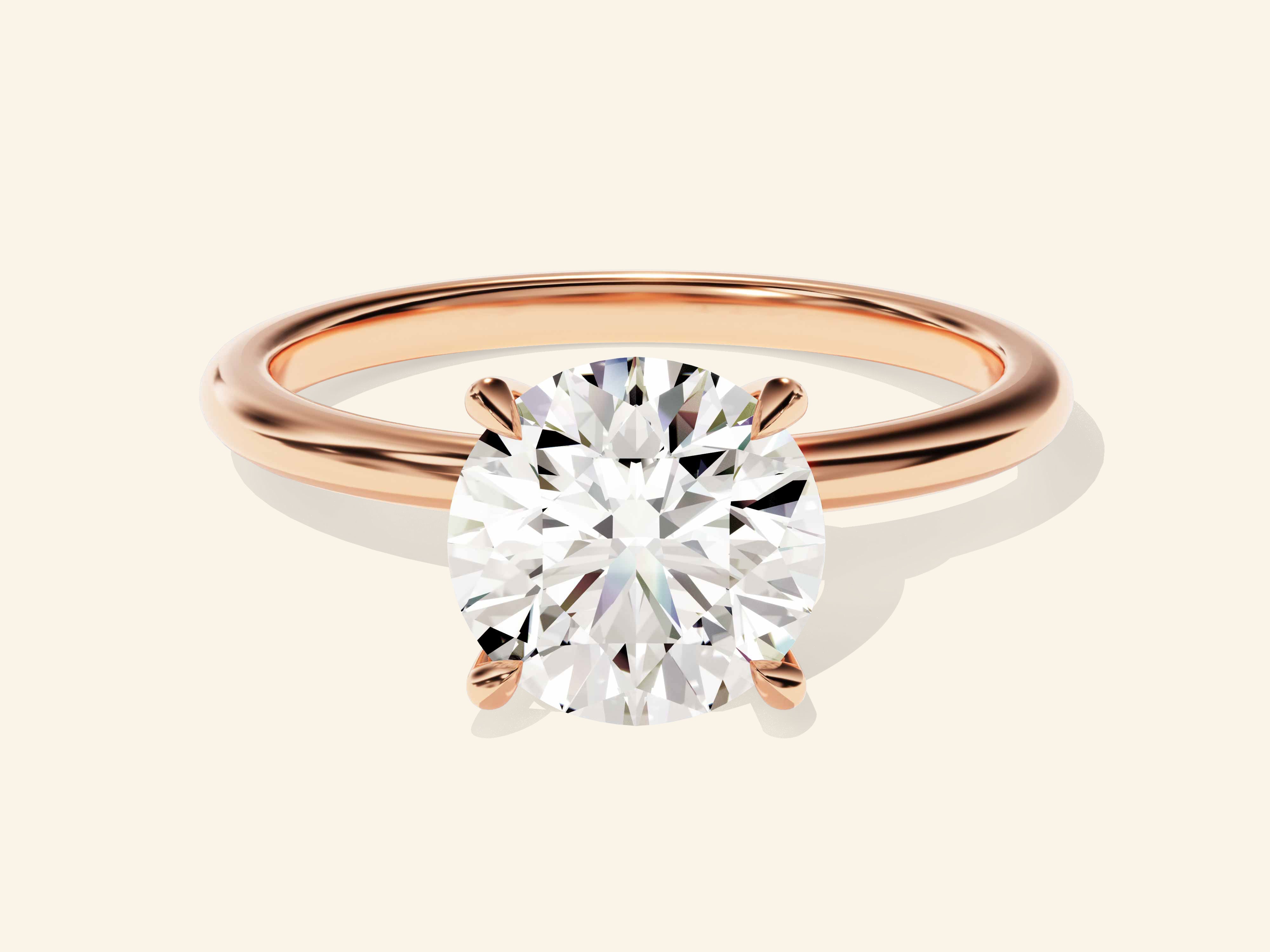 Round Solitaire Engagement Ring
