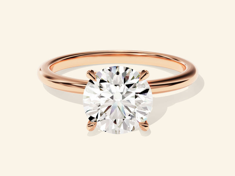 Round Solitaire Engagement Ring