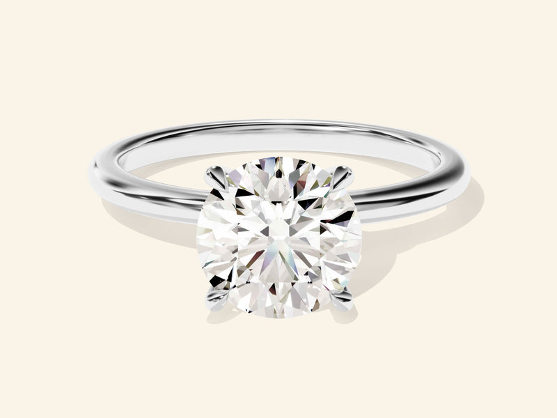 Round Solitaire Engagement Ring