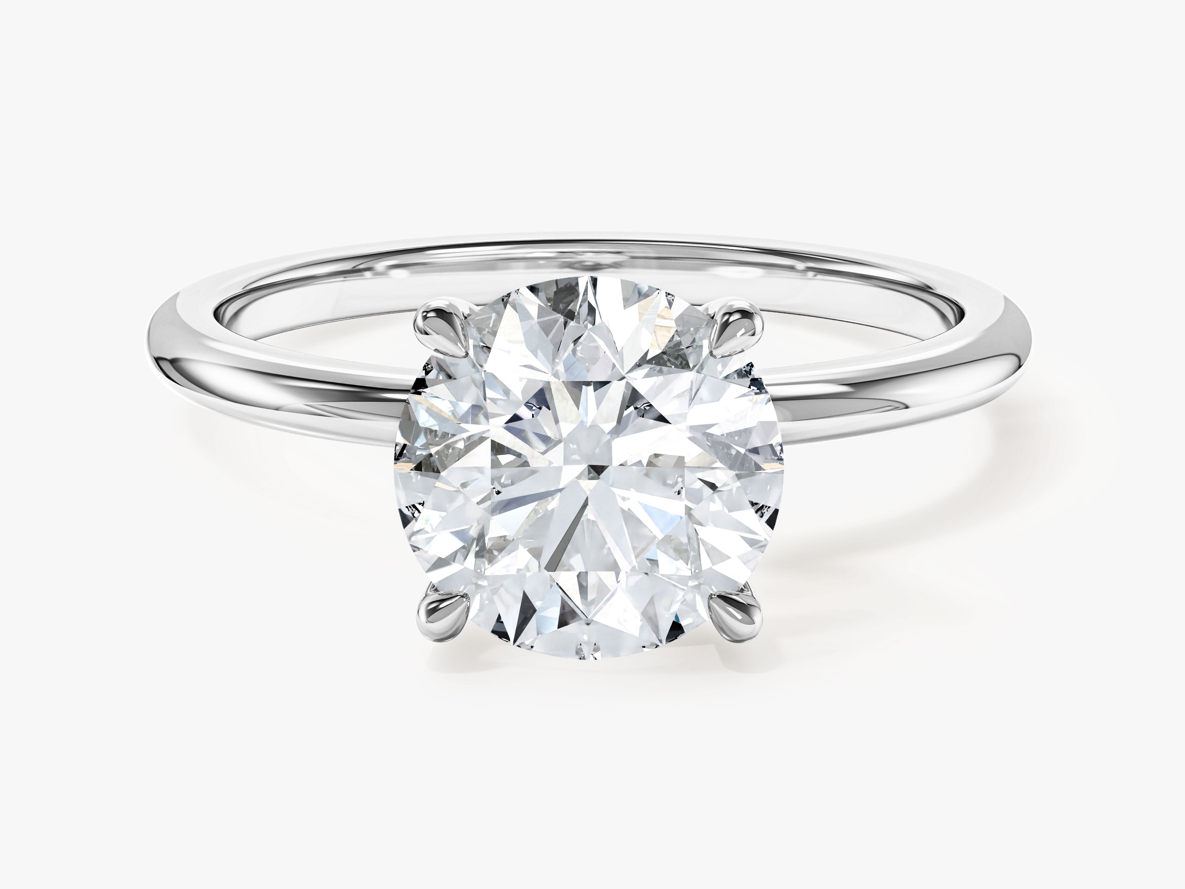 Round Solitaire Engagement Ring
