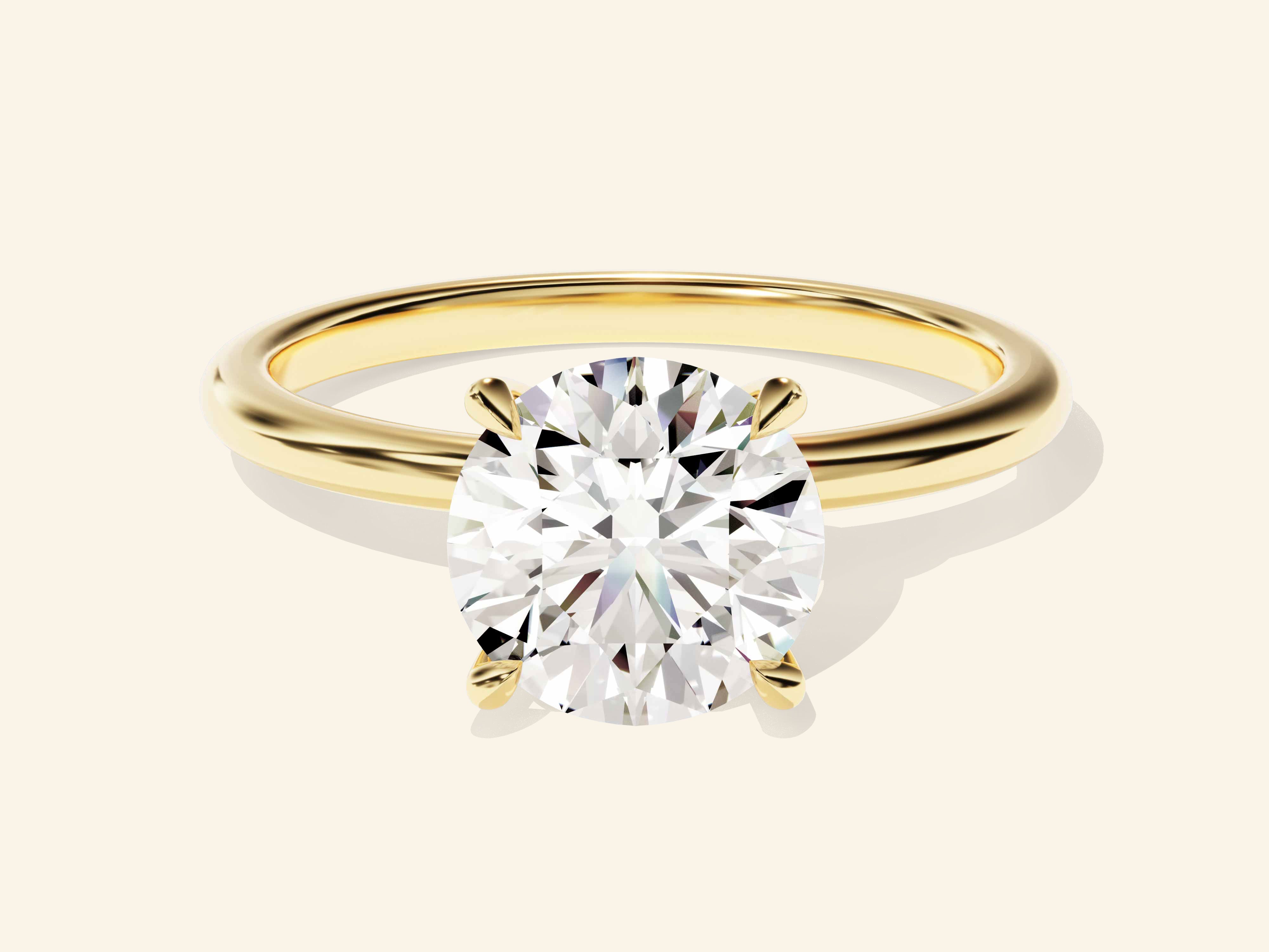 Round Solitaire Engagement Ring