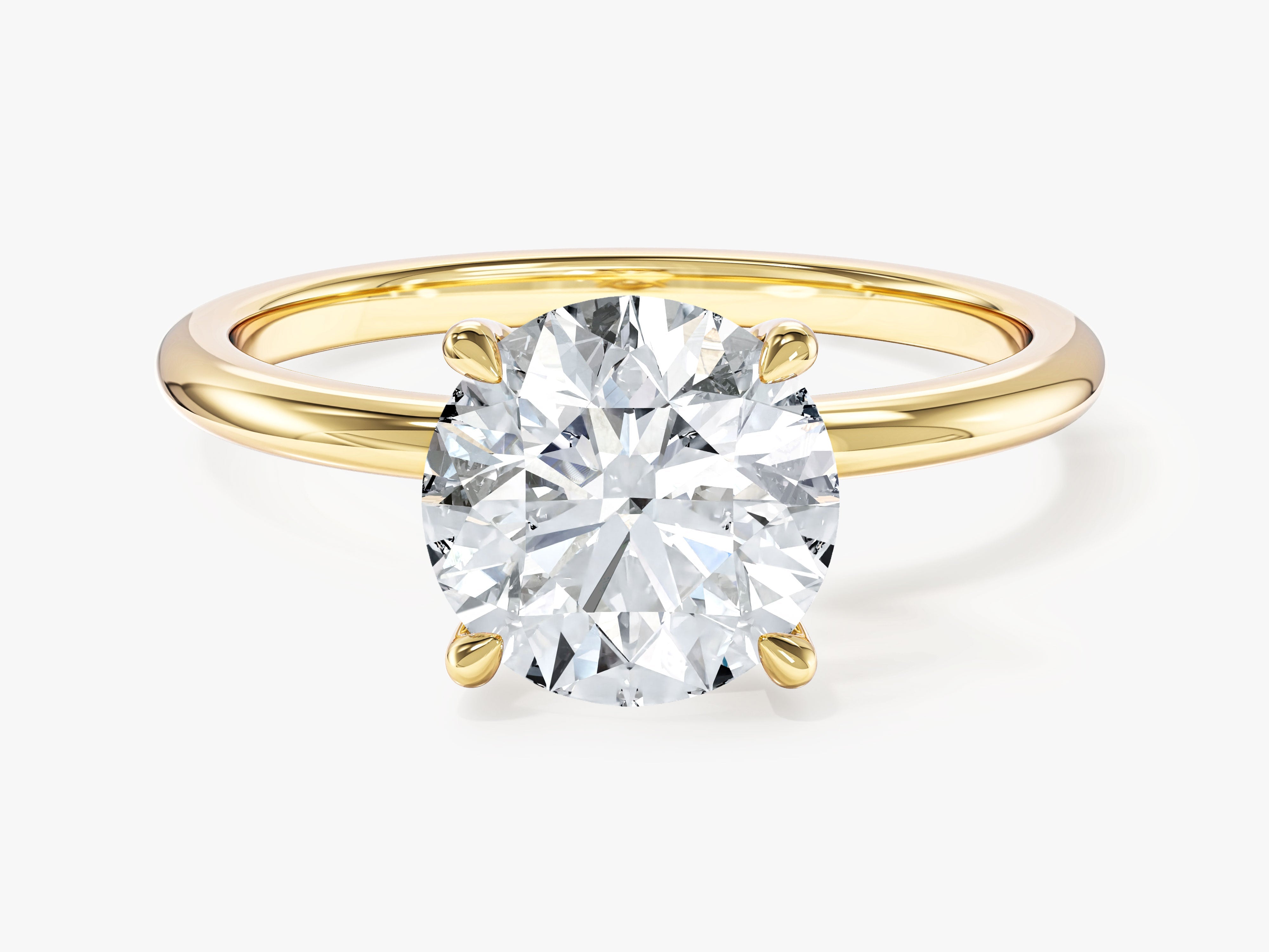 Round Solitaire Engagement Ring