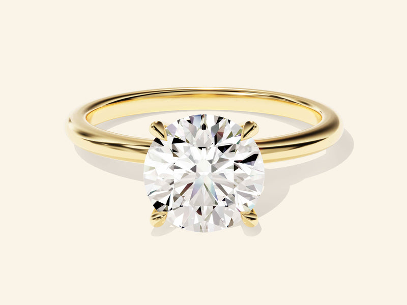 Round Solitaire Engagement Ring