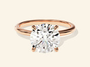 Round Solitaire Engagement Ring