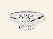Round Solitaire Engagement Ring