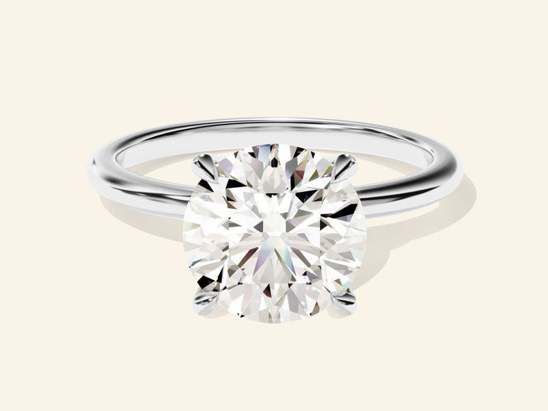 Round Solitaire Engagement Ring