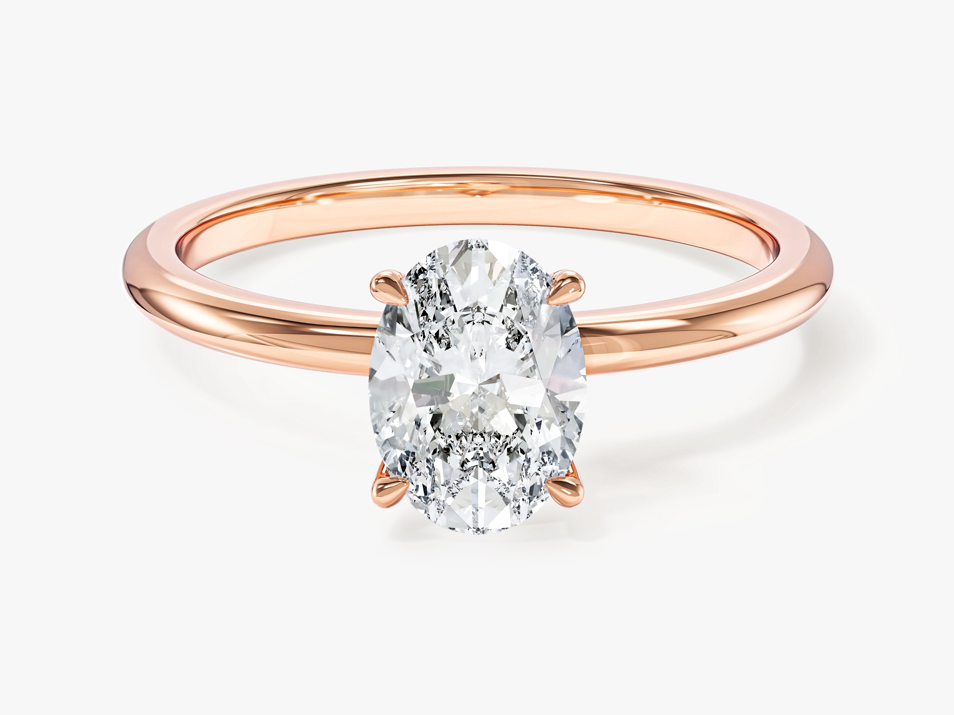 Oval Solitaire Engagement Ring