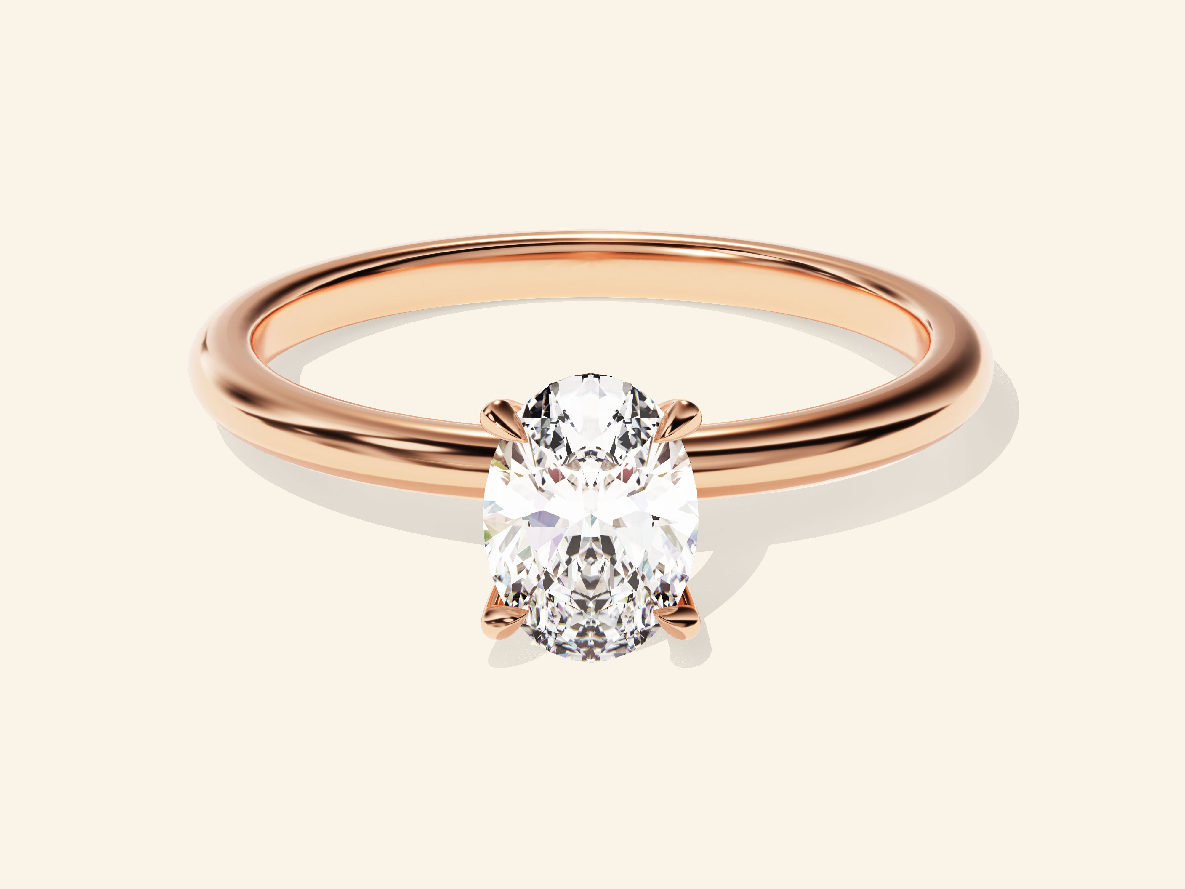 Oval Solitaire Engagement Ring