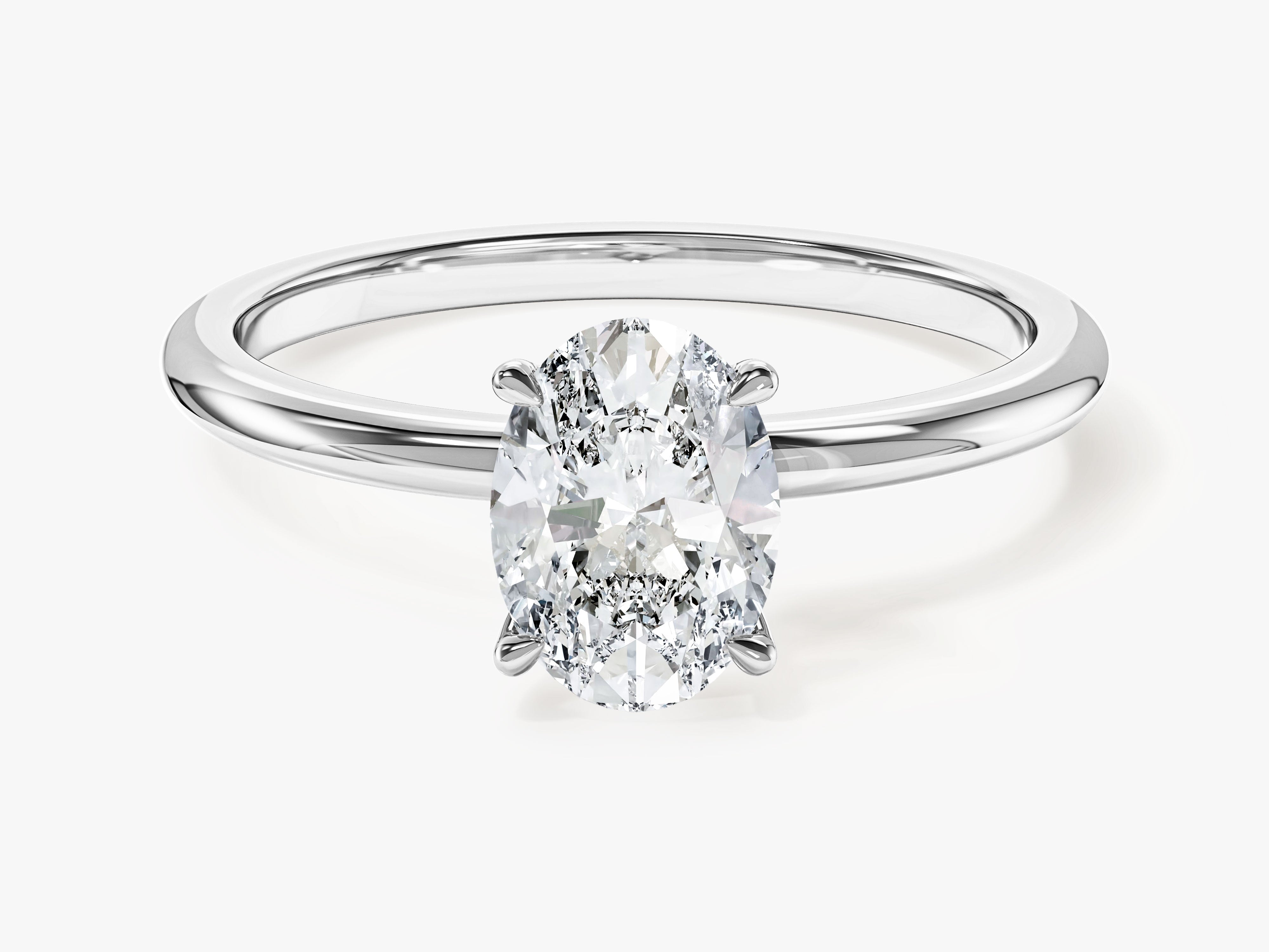 Oval Solitaire Engagement Ring