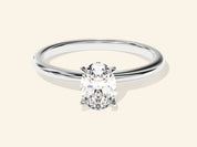 Oval Solitaire Engagement Ring