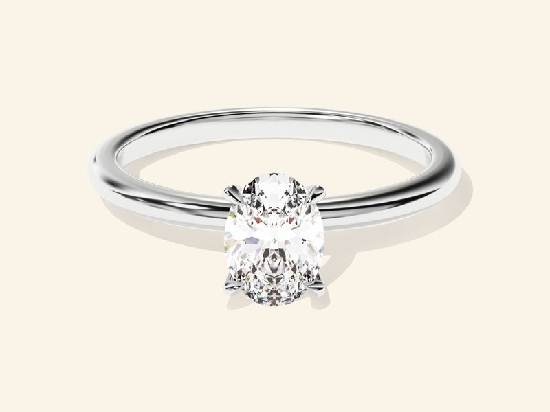 Oval Solitaire Engagement Ring