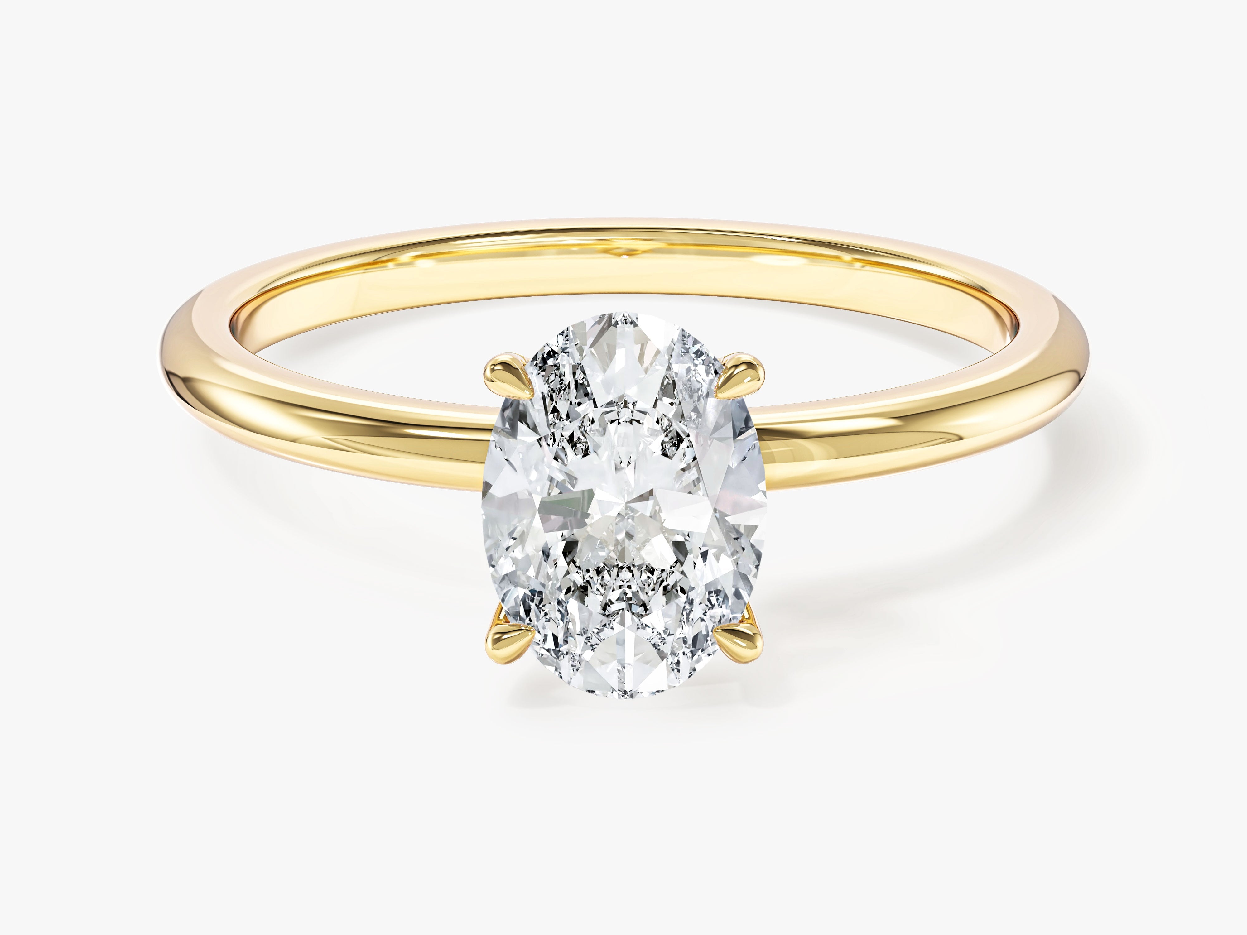 Oval Solitaire Engagement Ring