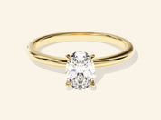 Oval Solitaire Engagement Ring