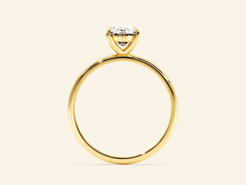 Oval Solitaire Engagement Ring