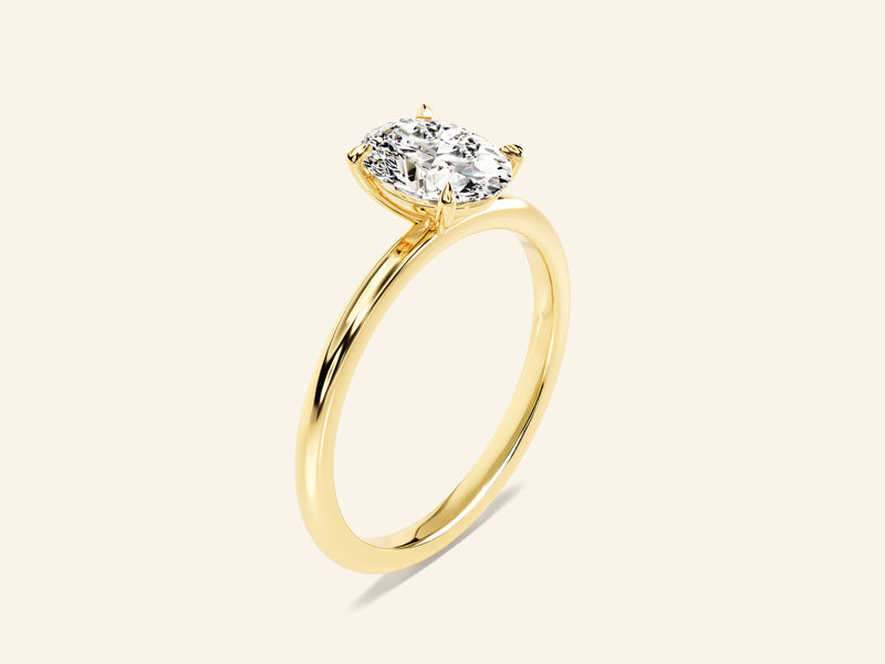 Oval Solitaire Engagement Ring