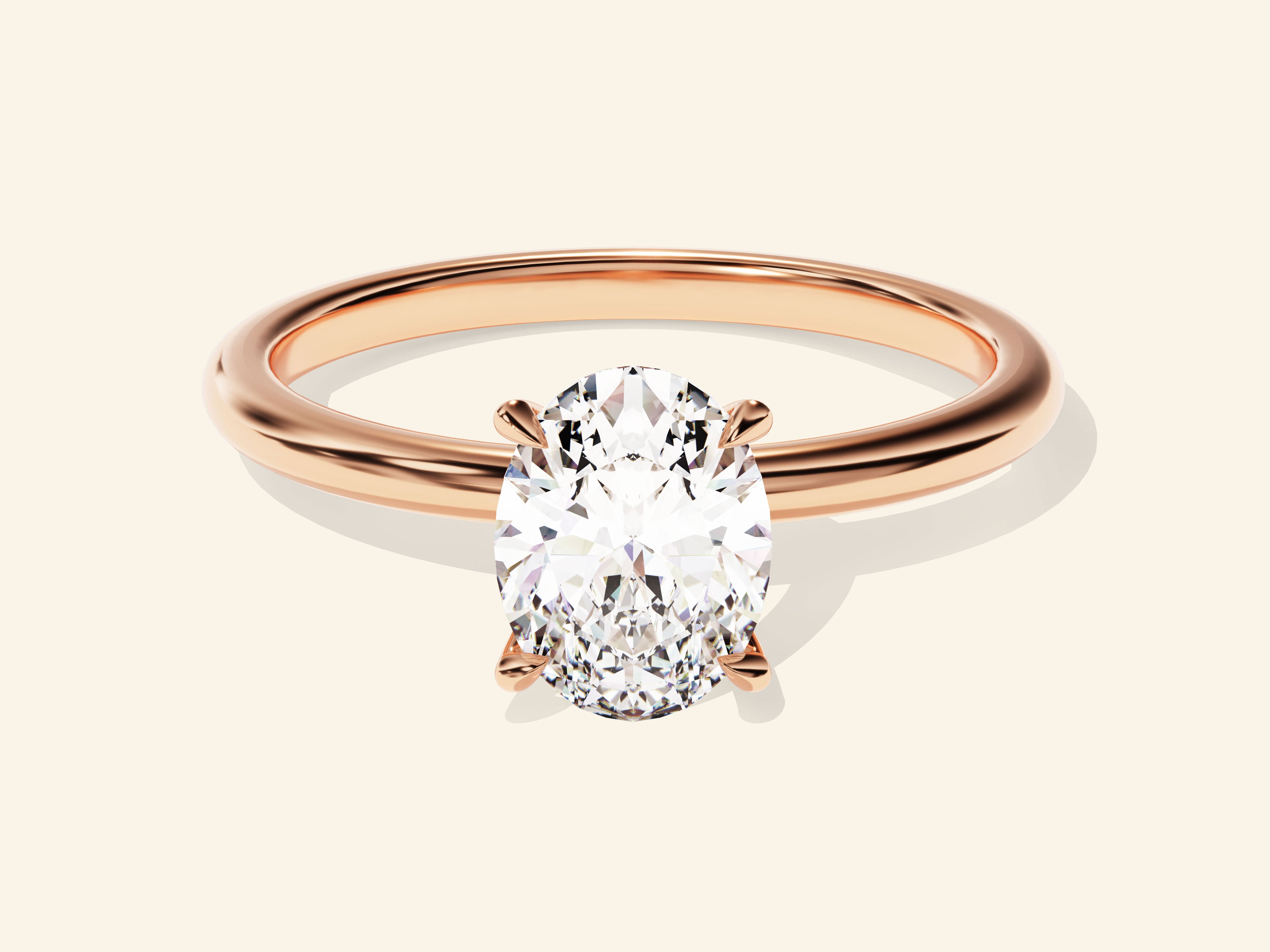 Oval Solitaire Engagement Ring