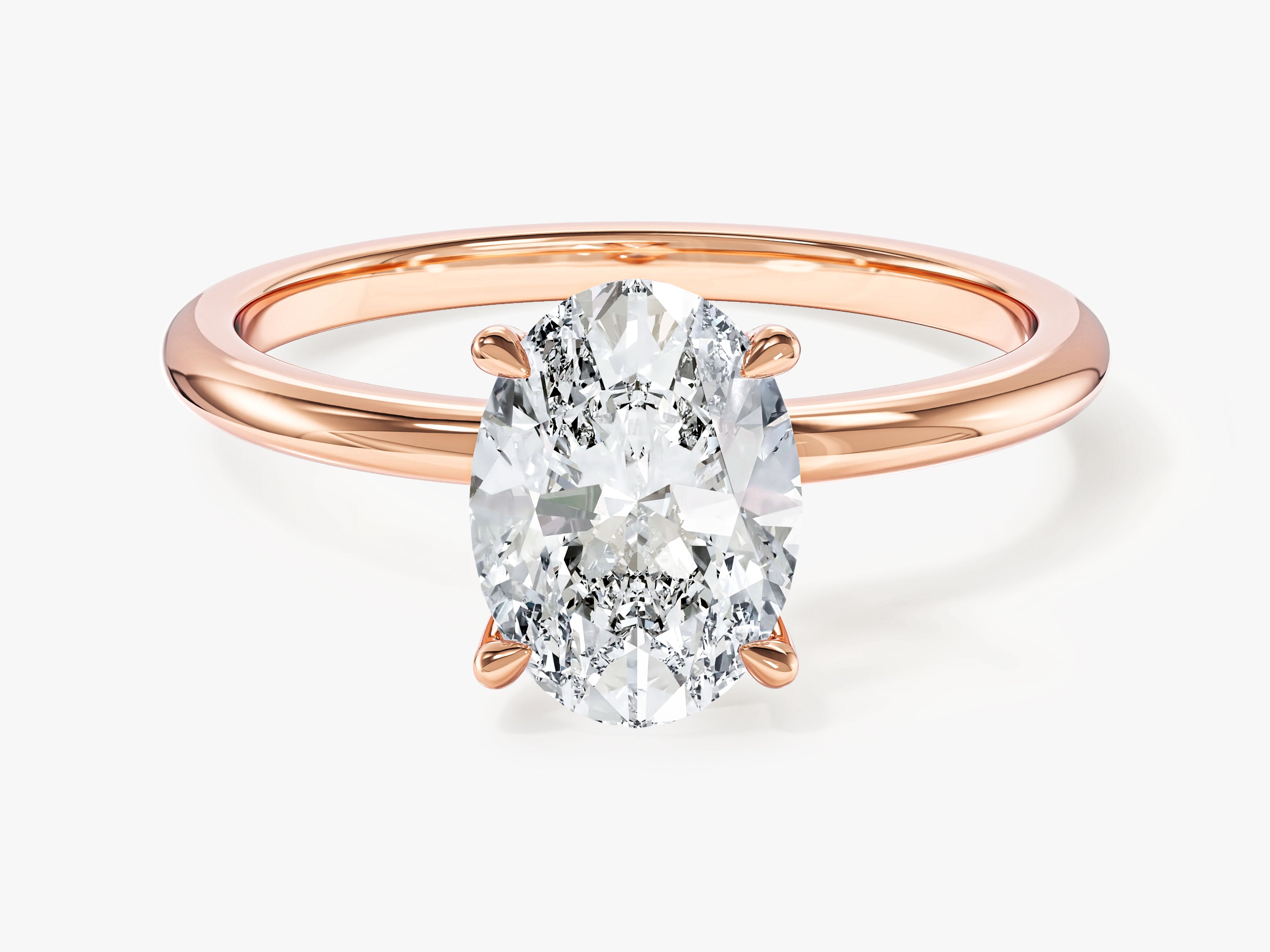 Oval Solitaire Engagement Ring