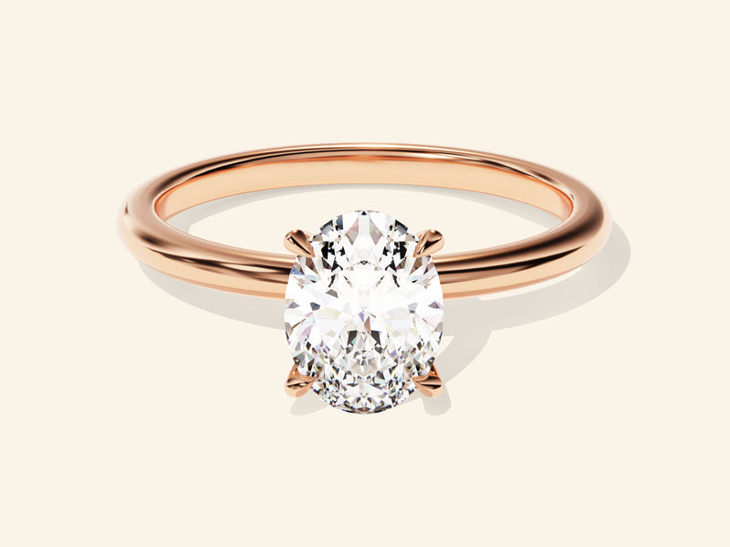 Oval Solitaire Engagement Ring