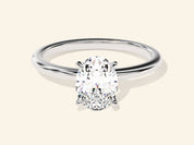 Oval Solitaire Engagement Ring