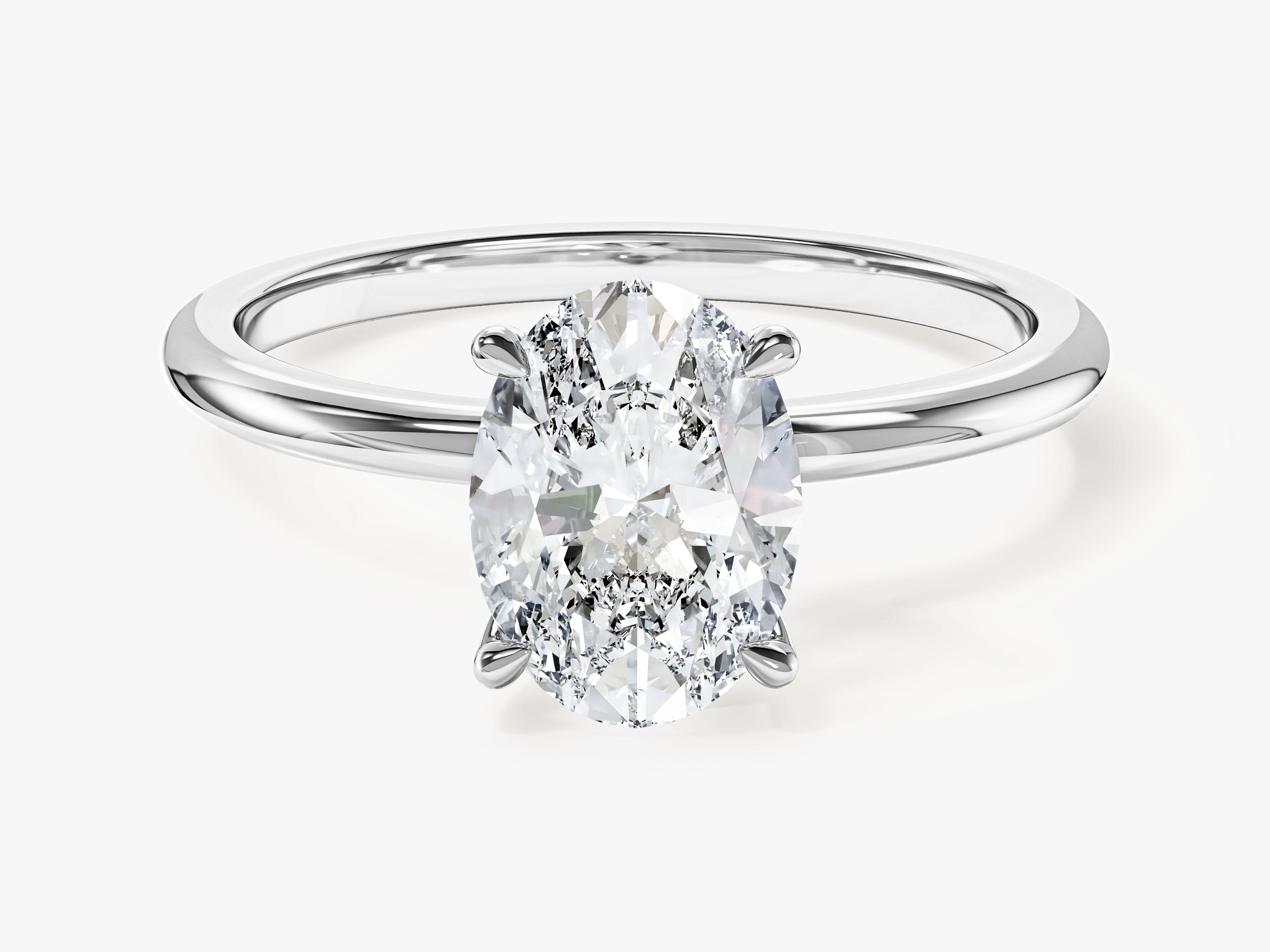 Oval Solitaire Engagement Ring