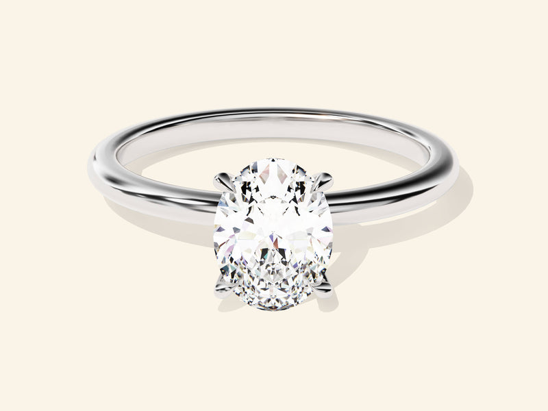 Oval Solitaire Engagement Ring
