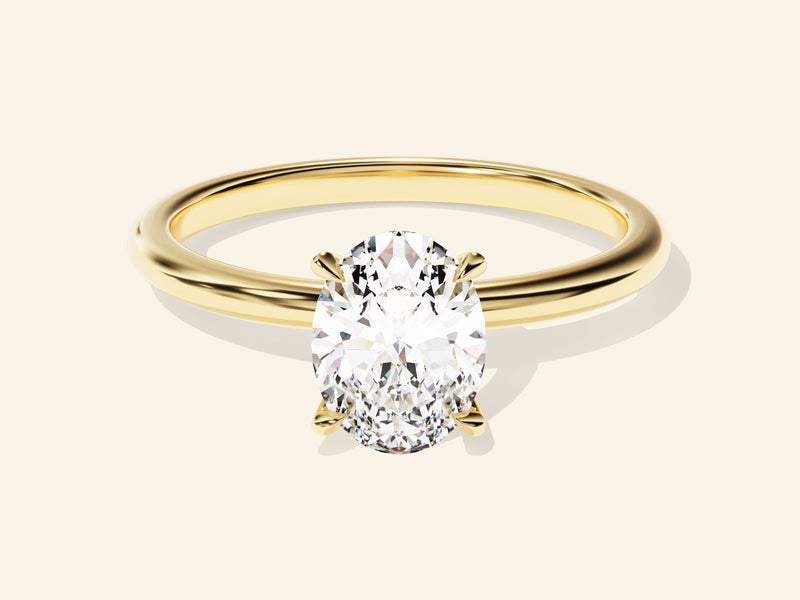 Oval Solitaire Engagement Ring