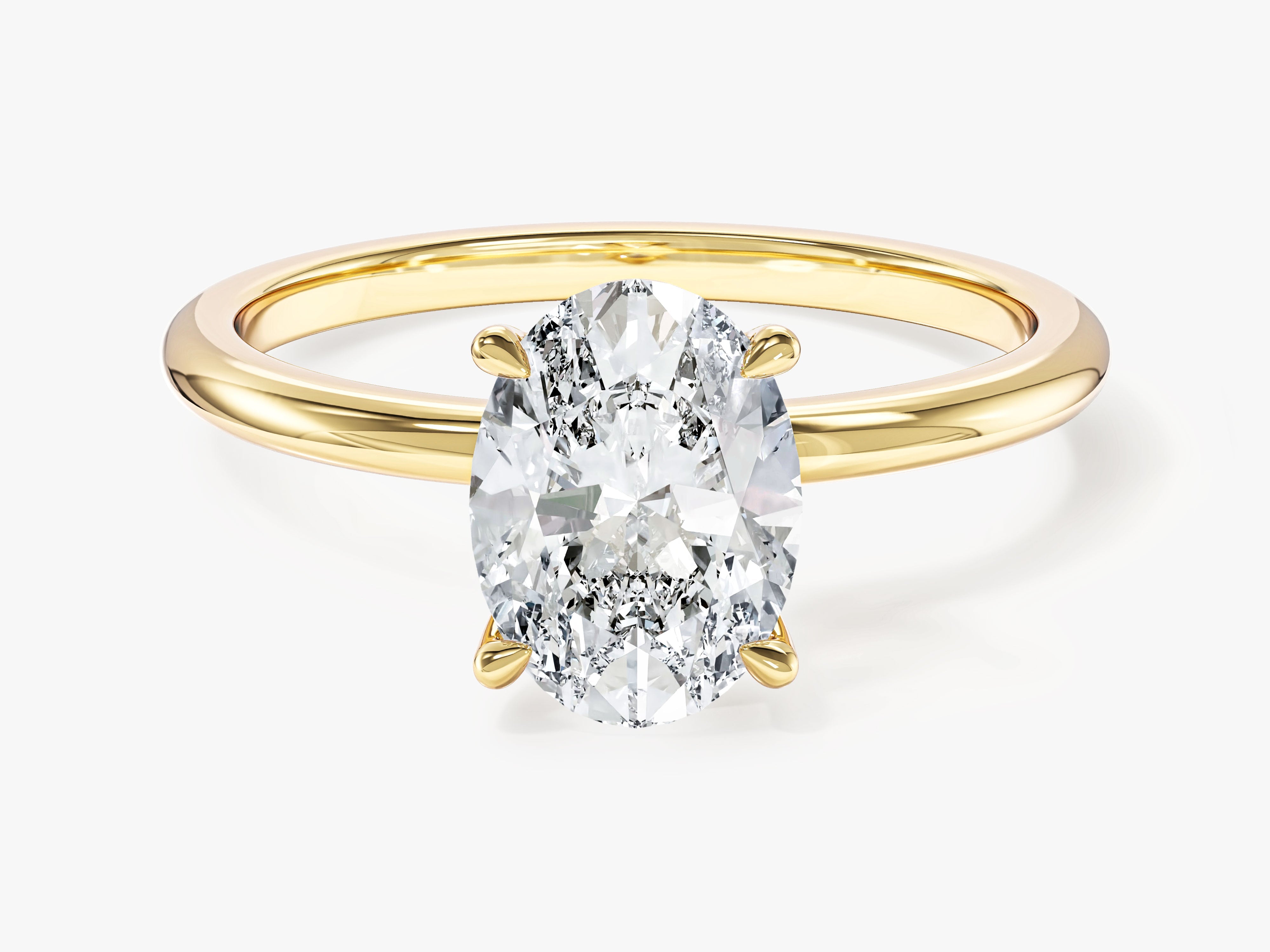 Oval Solitaire Engagement Ring