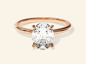 Oval Solitaire Engagement Ring