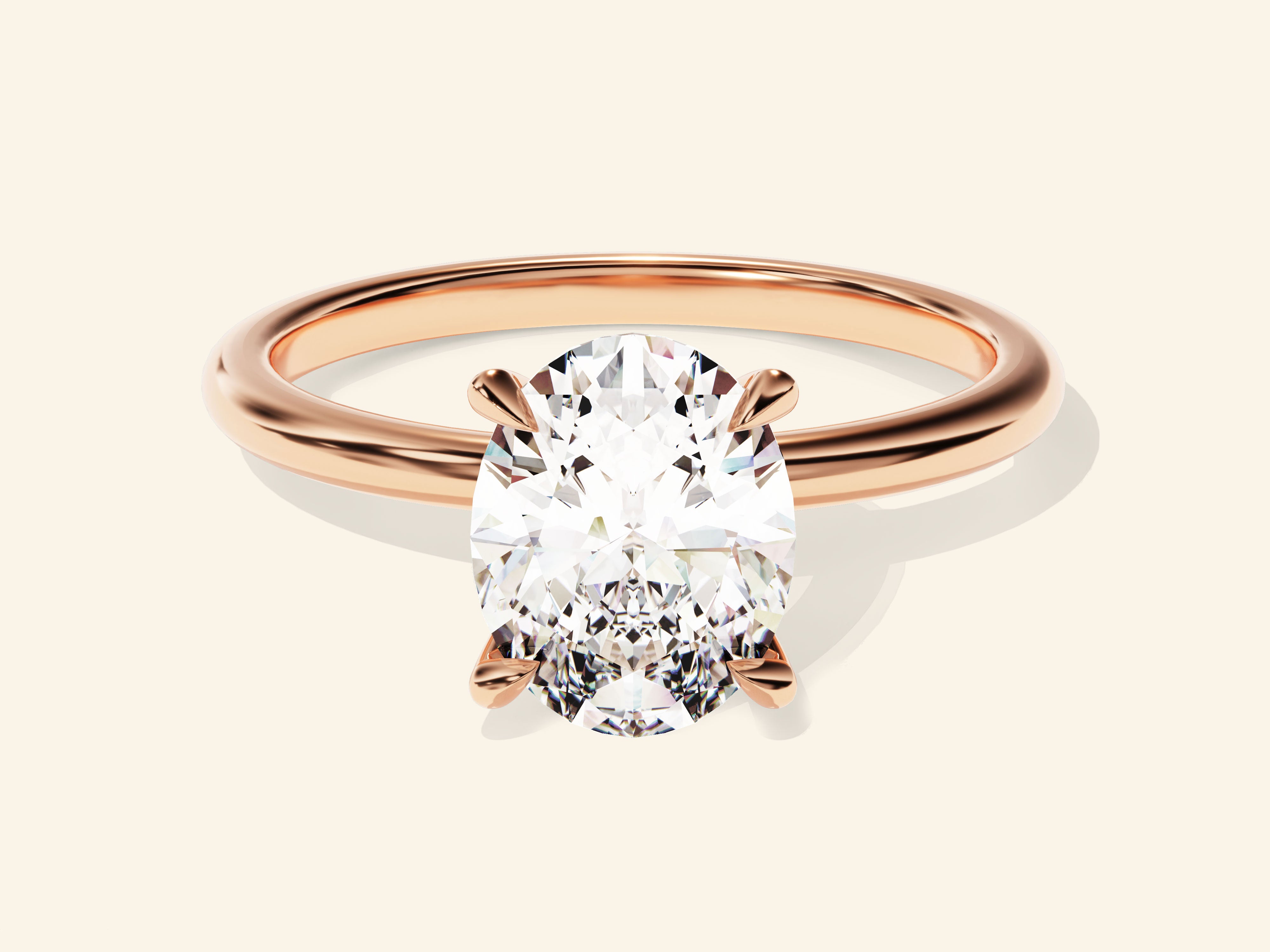 Oval Solitaire Engagement Ring