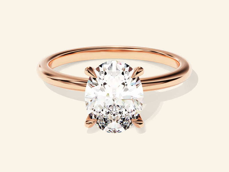 Oval Solitaire Engagement Ring
