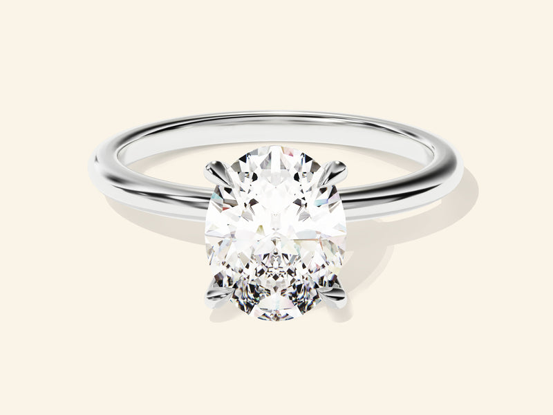 Oval Solitaire Engagement Ring