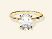 Oval Solitaire Engagement Ring