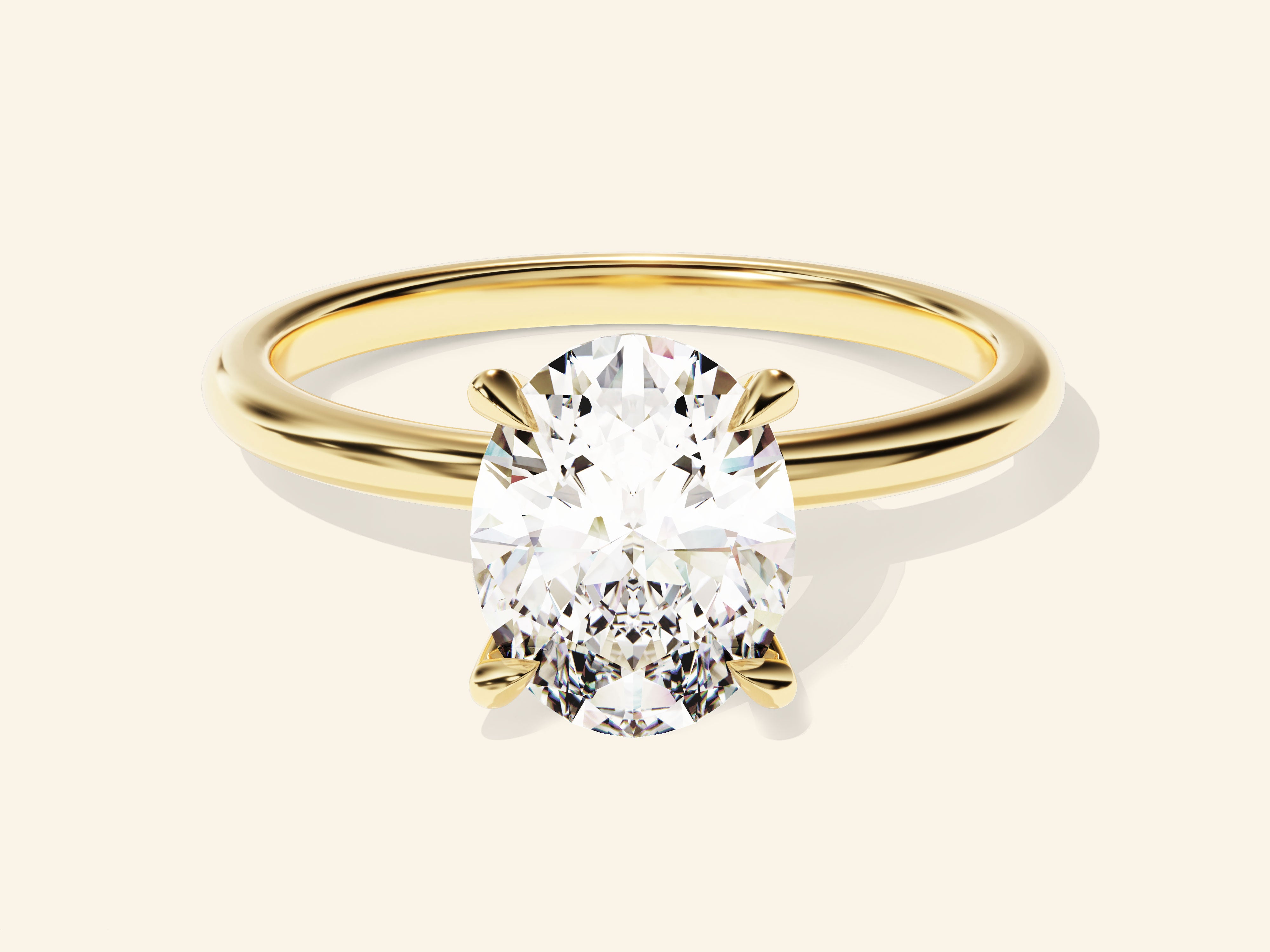 Oval Solitaire Engagement Ring